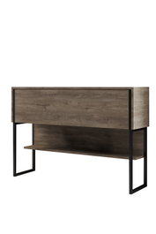 Hanah Home Luxe Cómoda Negro y Nogal